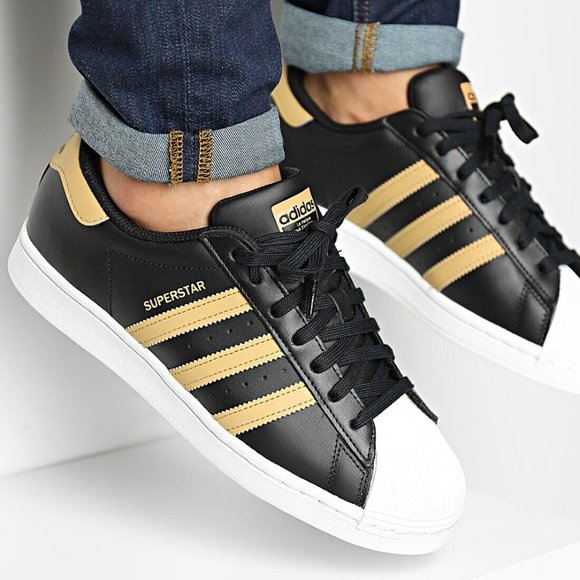 Adidas Superstar (Black Magic/Beige). Brand New. Mens Size: 10.5 & 11. - Picture 1 of 7